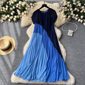 ชุดเดรสแขนสั้นคอกลมทรงหลวมสำหรับผู้หญิงแฟชั่น - Product Image 3