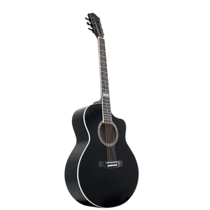 Guitarra Acústica de Madera de 40 Pulgadas, Diseño Nuevo de Fábrica, Color Negro Personalizado, Tecnología de Vanguardia - Product Image 2