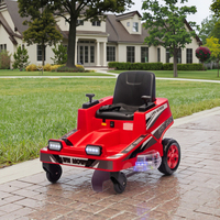 Voiture de tondeuse à gazon simulée en plastique pour enfants Go-Kart électrique pour terrains de jeux Buggy chargé pour enfants