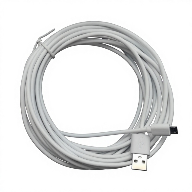5m Micro USB Charging Cable with PVC Jacket for for Ezviz Vivo Camera Power Supply