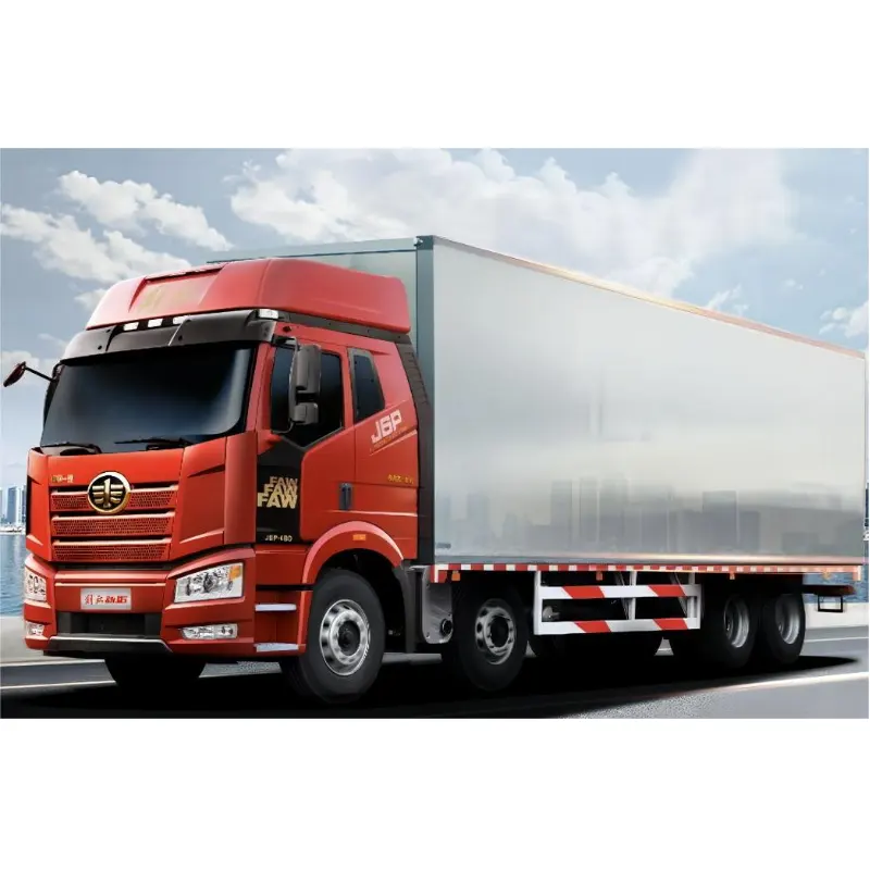 FAW Jiefang Nouveau J6p Cargo Camion Lourd 320HP 6X2 9.6m Boîte Camion