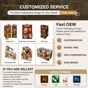 Hamaileon Kits <span class=keywords><strong>de</strong></span> construction <span class=keywords><strong>de</strong></span> niches à livres DIY, modèle miniature en bois, kit <span class=keywords><strong>de</strong></span> modèle miniature, porte-<span class=keywords><strong>livre</strong></span>, bibliothèque assemblée (Le Seigneur des <span class=keywords><strong>anneaux</strong></span>-SQ05) - Product Image 3