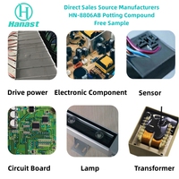 Silicone de scellement monocomposant Hanast HN-8830A/B 3.0 W/mK - Thermiquement conducteur, haute résistance à la température, pour l'électronique automobile, conforme RoHS