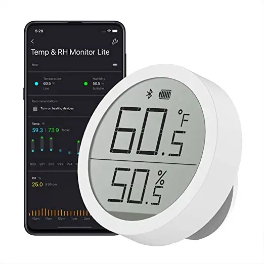 Tuya Zigbee LCD Digital Hygrometer Smart WIFI Temperature and Humidity Sensor for Smart Home