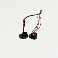 Buzzer Magnetik Digital Klik Aktif SWT 12mm 1-2V DC 2kHz, Dapat Disesuaikan, Tahan Suhu Tinggi, Housing PPO, Alarm PCB