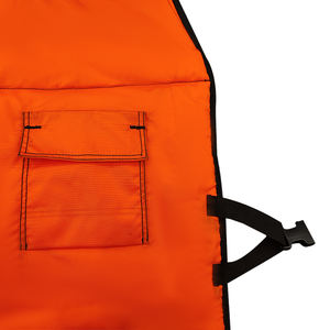 Protection des jambes haute visibilité imperméable pour l'été, anti-coupure, niveau de protection pour grimpeurs d'arbres, orange, pour tronçonneuse - Vente chaude - Product Image 3