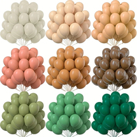 30 pièces/ensemble Ballons en latex chromés métalliques Confettis Ballon Macaron 12 pouces Décorations de fête de mariage d'anniversaire Adulte Baby shower Globos