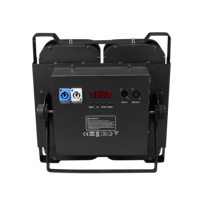 Projecteur LED COB 4 Yeux 4x100W 2-en-1/6-en-1 RGB UV pour Public, Éclairage de Scène LED pour Mariages, Projecteur PAR COB