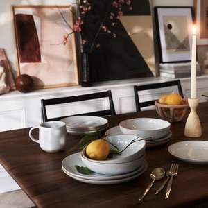 Vajilla de cerámica rústica, juego de platos y cuencos europeos modernos, mesa de <span class=keywords><strong>cena</strong></span>, <span class=keywords><strong>2022</strong></span> - Product Image 4