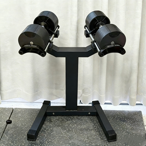 Neue Generation 50KG Verstellbare Edelstahl-Hanteln mit Ständer für den Heimgebrauch Unisex 1 Jahr Qualitätsgarantie - Product Image 1