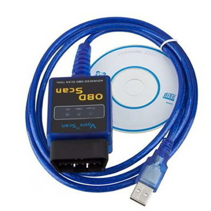 USB ELM327 OBD2 Scan Not 25K80 USB Interface Cable Car ECU Diagnostic Tool Scanner ELM 327 Car Code Readers And Scan Tools