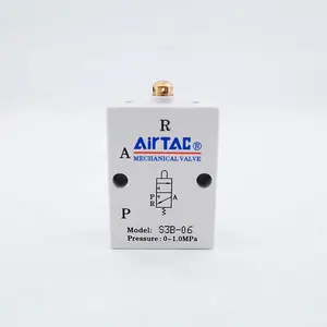 Katup solenoid pneumatik, tekanan tinggi 1/4 "1/2 BSP 24V DC AC220V 3 Cara 2 posisi rotador de valvula