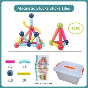 Ensemble <span class=keywords><strong>de</strong></span> boules magnétiques pour garçons et filles, blocs <span class=keywords><strong>de</strong></span> construction créatifs, bricolage - Product Image 5