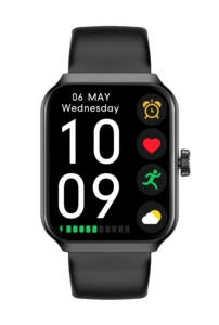 DF NX25 กีฬาบลูทูธโทรออกเครื่องติดตามการออกกำลังกายหน้าจอ TFT ขนาด 1.83 นิ้ว 240*284 อัตราการเต้นของหัวใจการตรวจจับออกซิเจน IP68 สมาร์ทวอทช์ - Product Image 2