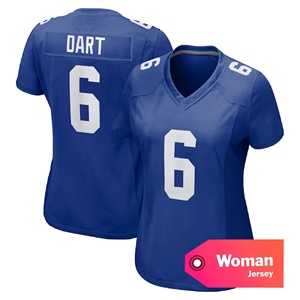 Équipe féminine de New York de haute qualité # 6 Jaxson Dart # Maillot de football américain Skattebo 44, maillot personnalisable. - Product Image 2