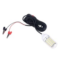 Lampes led de pêche profonde 12v 100w lampe de recherche de poisson d'appât sous-marin attirant les leurres de pêche de nuit