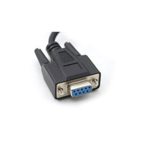 Câble Série RS232 DB9 Mâle-Femelle avec Verrouillage, Cordon d'Extension 9 Broches pour Port COM, PLC, Imprimante, Modem