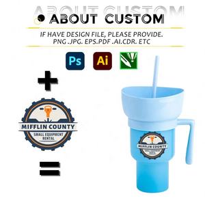 แก้วใส่อาหารลายสแน็คขนาด32ออนซ์พร้อมโลโก้ซิลิกาเจลแก้วเครื่องดื่มสำหรับงานปาร์ตี้ขายส่งป๊อปคอร์นโคล่า - Product Image 3