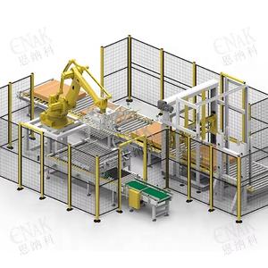 Palettiseur robotisé industriel pour le stockage de sacs de ciment et de boîtes en carton, avec bras robotisé pour mortier de béton - Product Image 6