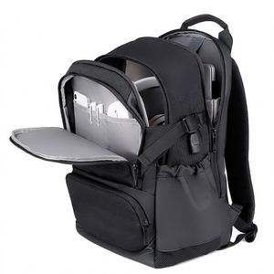 Wholesale Custom logo <b>Stylish</b> Fashion Travel <b>Waterproof</b> Oxford Men Laptop Bag 15.6 Inch Business <b>Backpack</b> - Product Image 2