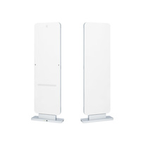 Porte de sécurité RFID HECERE UHF fixe 860-960 MHz ISO18000-6C EPC Gen2 en alliage de zinc pour contrôle d'accès aux bibliothèques pour étudiants