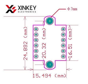 GY-53-L1X เครื่องวัดระยะด้วยเลเซอร์ VL53L1X TOF (Time-of-Flight) โมดูลเซ็นเซอร์วัดระยะทาง - Product Image 1