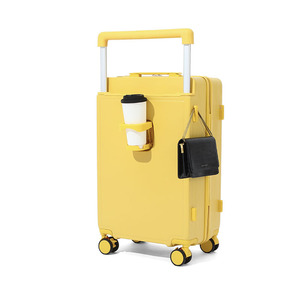 Waiji Rabbit Plus <b>Cute</b> Q <b>Bear</b> 20-Inch Lightweight Carry-On Suitcase With Swivel Wheels Unisex Leisure Travel Luggage - Product Image 5