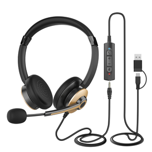 Auriculares Profesionales para Teletrabajo, Auriculares para Call Center al por Mayor, Auriculares de Oficina con Control de Llamadas y Cancelación de Ruido ENC - Product Image 2