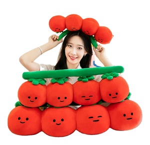 Peluche De Manzana De 10 Cm - Suave, Color Rojo Brillante, Ideal Como Detalle O Regalo Para Niños