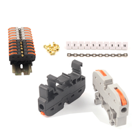 Connecteur électrique à fiche de bornier DIN à passage direct de 2,5 mm, en cuivre, stock original, pour alimentation industrielle