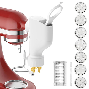 Accessoires pour batteur sur socle : Presse-pâtes de qualité alimentaire avec 7 plaques à pâtes interchangeables pour <span class=keywords><strong>KitchenAid</strong></span> - Product Image 1