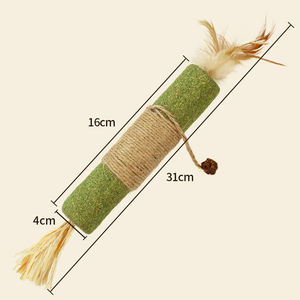 Juguete Masticable Dental de Hierba Gatera Natural para Gatos, Varita de Madera con Cuerda para Estimular el Ánimo y la Diversión, Suministros para Mascotas que Calman y Mejoran la Salud Bucal - Product Image 2