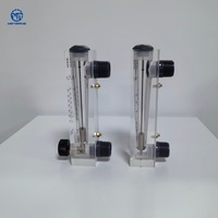 Débitmètre en plastique monté sur panneau LZT-15T OEM avec rotamètre en verre organique pour la mesure du débit d'eau liquide, de gaz et d'air