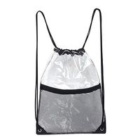 Fabricant de sacs à cordes transparents en PVC personnalisés sac à dos étanche à cordon pour le sport sac à dos à cordes fitness