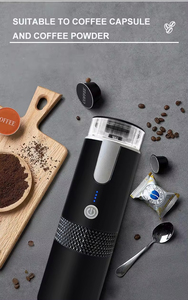 Portable 2-in-1 Mini USB Rechargeable Wireless Drip/Capsule Espresso Coffee Maker Pure <b>Copper</b> Motor Battery Power Portable Espre - Product Image 5