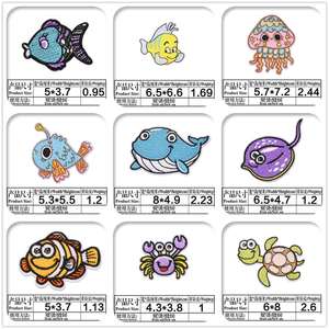 High Quality Custom Special Design Marine Animals Fish Embroidery Patch for Clothes - Product Image 3