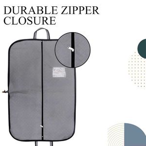 Nouvelle couverture de manteau de voyage léger gris RC en relief pour les costumes sac de protection de vêtement Durable idéal pour les voyages d'affaires et les vacances - Product Image 4