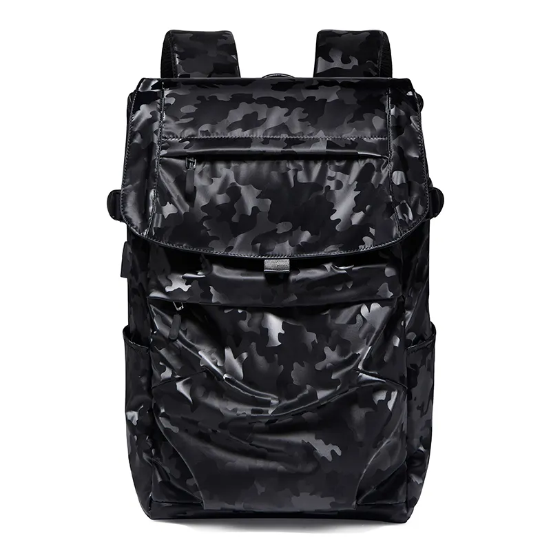 Fashion trend cool men simple causal backpack large capacity laptop bag travel bag backpack