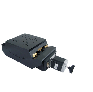 LSDJ-15HW-02 personalizzabile OEM alluminio motorizzato goniometro e fasi di inclinazione piattaforma dimensioni 160x160mm gamma di regolazione 15 gradi - Product Image 1