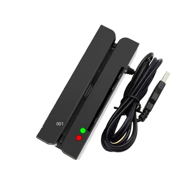 Small Plastic Card Reader Via USB Computer Communication Magnetic Stripe & IC Card Reader with Internal Installation