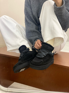 Nuovi Stivali Invernali da Donna 2026 di Alta Qualità, Classici Stivali da Neve Casual per Interni ed Esterni in Raso e Camoscio <span class=keywords><strong>con</strong></span> Soletta in Pelliccia - Product Image 3