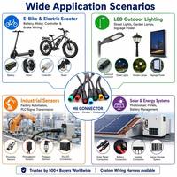 Connecteurs Étanche IP65 IP67 M6 M8 en Gros, 2, 3, 4, 5, 6, 7 Broches, Mâle et Femelle, pour Trottinettes Électriques, Vélos Électriques et Alimentation Solaire