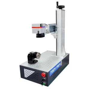 110*110Mm 20W 30W 50W Máquina de grabado láser portátil Grabador Impresora Máquina de marcado para grabado de anillos interiores de metal