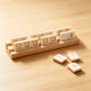 Set di Tessere per <span class=keywords><strong>Okey</strong></span> Turco Personalizzato a Tema Caffè, 2 Strati in Acrilico, Regalo per Giocatori di Giochi da Tavolo - Product Image 5