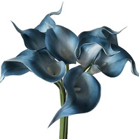 Hot Selling künstliche Calla Lily Blumen weiß leuchtend rosa Blumen für Muttertag künstliche Blume Latex
