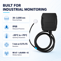 Sensor de Nivel de Líquido Ultrasónico Inalámbrico DF520 NB-IoT LoRaWAN 4G, Monitor Remoto de Nivel de Combustible y Agua