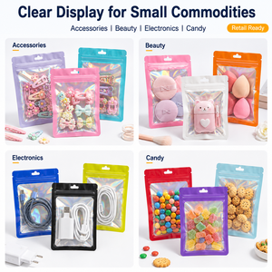 Bolsas con Cierre y Ventana Transparente Personalizadas al por Mayor con Logotipo, Reutilizables, para Juguetes, Regalos, Joyería, Proveedor de Empaques para Minoristas - Product Image 6