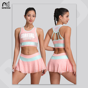 Ropa de Práctica para Animadoras, Uniforme de Animadora, Chándal de Calentamiento, Impresión por Sublimación, Uniforme de Animadoras - Product Image 4