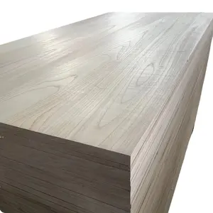 फर्नीचर लकड़ी Paulownia लकड़ी बढ़त चिपके उंगली संयुक्त ठोस लकड़ी बोर्ड M3 कीमत