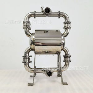 Pompe à diaphragme pneumatique hygiénique de qualité alimentaire QBK-W-40, entièrement polie pour un démontage et un nettoyage faciles, pour les machines de transformation alimentaire - Product Image 2